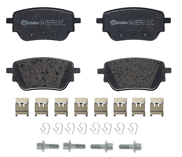 Rear Brake Pad Set Fits Mercedes-Benz A-Class B-Class CLA GLA GLB BREMBO - Image 56