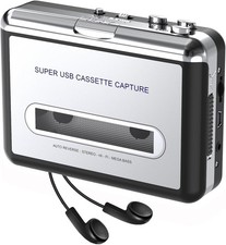 Portable Cassette Player to MP3 Converter Walkman Tape Audio Recorder Mac PC
