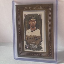 2024 ALLEN & GINTER OSVALDO BIDO ATHLETICS RC #MA-OBI MINI AUTO GOLD FRAME