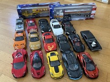 2x LKW Modell Und 16x Modellauto