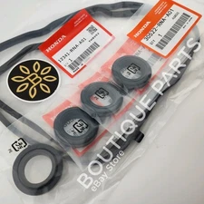 Original OEM for Honda GASKET COMBO Valve Cover + Coil Plug Seals 12341-RNA-A01 