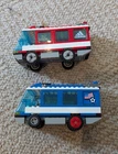 LEGO Sports: Blue Soccer Team Bus (3405) & Red Soccer Bus (3407) Looks Complete
