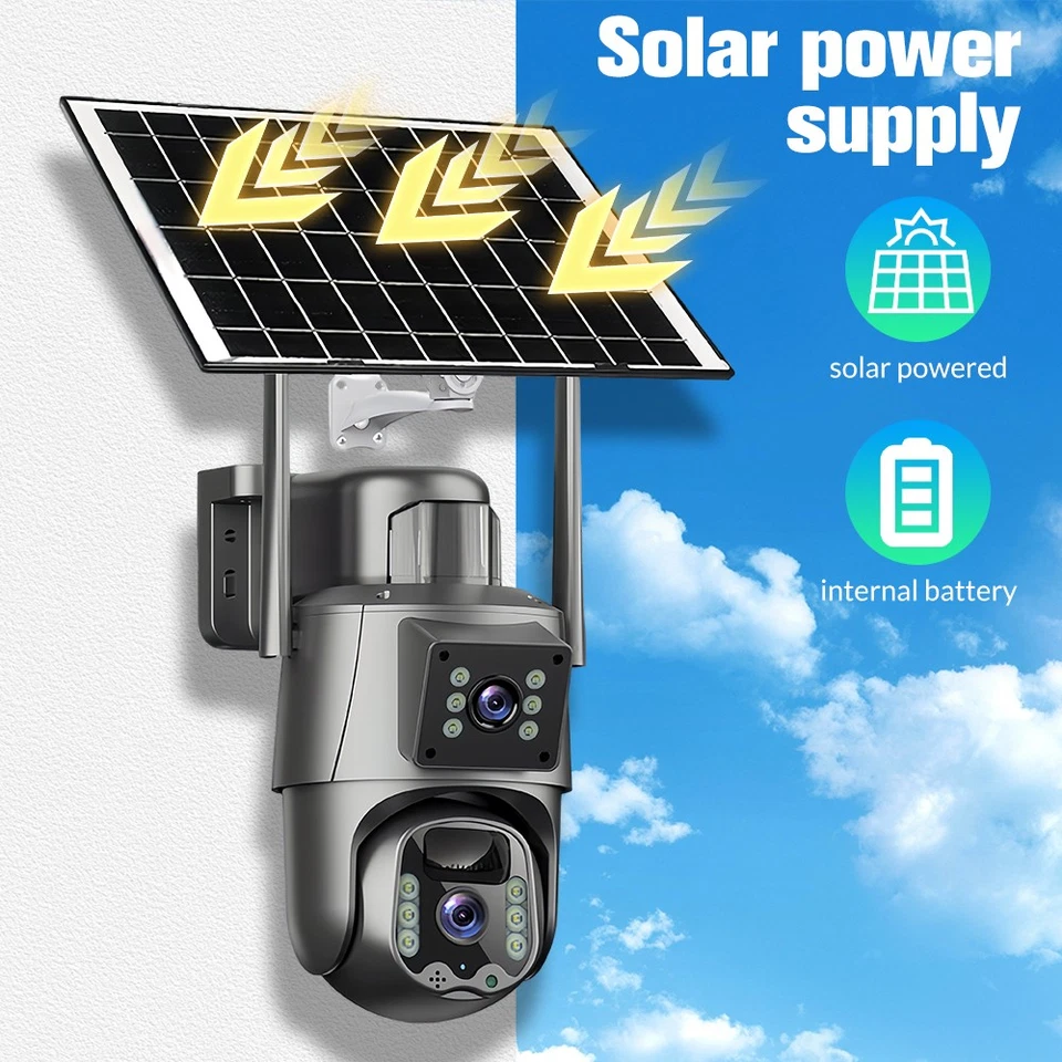 Camara De Seguridad Solar Inalambricas Para Exterior Con Vision Nocturna y Audio - Image 4 of 4