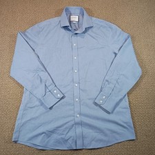 Charles Tyrwhitt Men's Slim Fit Non-Iron Dress Shirt Blue 17 / 35