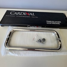 Hardware porta doccia cardinale senza telaio CHG 12BTB C, doppia maniglia porta doccia 12