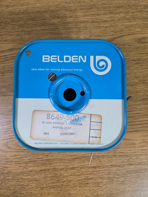 Belden New Old Stock 20 AWG Stranded 2 Conductor Parallel Cable 500ft
