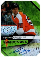 2023-24 UD Synergy Sygnatures Rookie Green Moonwalker ADAM GINNING S-AG 71/99 RC
