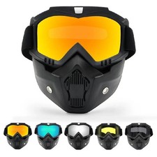 Winter Snow Sports Goggles Ski Snowboard Snowmobile Face Mask Shield ATV Eyewear
