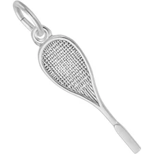 Racquet Charm - Metal - Sterling Silver
