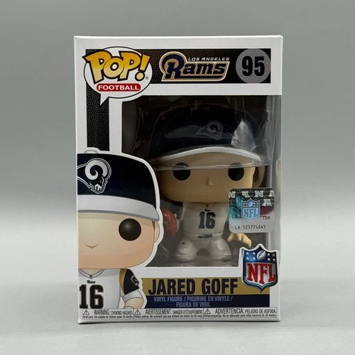 Funko Pop! Football #95 Jared Goff Los Angeles Rams NFL w/ Protector *Vaulted*