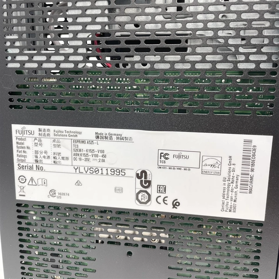 Fujitsu Esprimo A525-L GX-217GA 1,65GHz 8GB 320GB HDD Win10 DisplayPort USB DVI - Bild 2 von 2