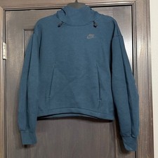Nike NWT Women's Sportswear dark teal Tech Fleece Oversized Hoodie XS