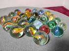 26 VTG GLASS CAT'S EYE MARBLES 5/8"-1" — photo 3