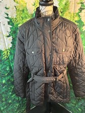 Gap 2012 Winter Warmth XXL Jacket Zip Button Belt Pockets Olive Green Read