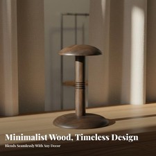 Wooden Hat Display Stand Decorative Tabletop Hat Rack Minimalist Design