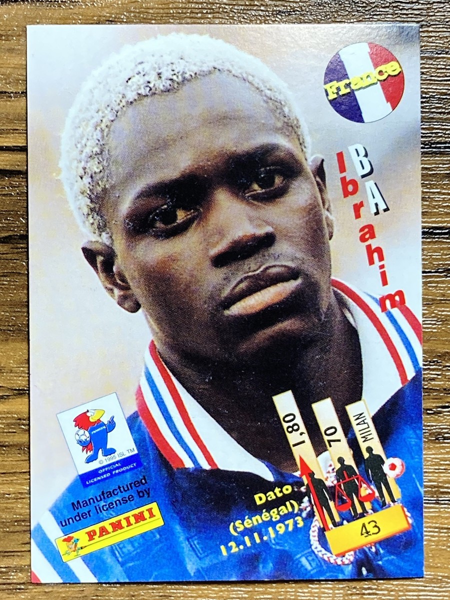 Panini 1998 France World Cup Card #43 Ibrahim Ba France | eBay