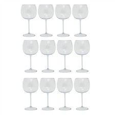 Set of Clear Plastic Gin & Tonic Glasses | Reusable Gin Balloon Glasses 500ml