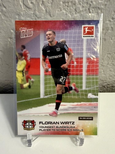 Florian Wirtz #191 2020 Topps Now Bundesliga card
