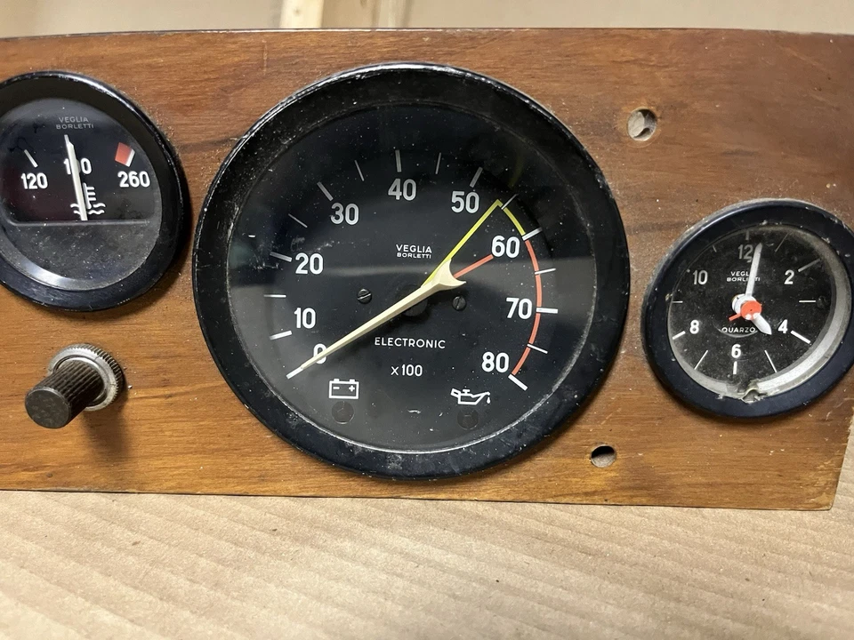 Tacómetro velocímetro Fiat 124 Speedo Cluster Foto 3 de 4