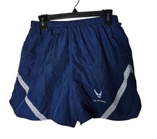 US Air Force Mens Blue Trunks Physical Training Uniform PTU Size Medium Shorts