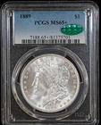 1889 $1 Morgan Silver Dollar - PCGS / CAC MS65+