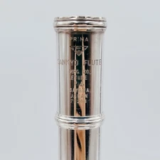 SANKYO PRIMA ETUDE P.A. Flute Silver Headjoint 925 Engraved Used With Hard Case