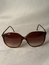 Vintage 60s 70s Butterfly Cat Eye Sunglasses Brown Glasses
