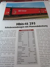  Eisenbahnwagen Risszeichnung N 5.2 Hbis-tt 2...