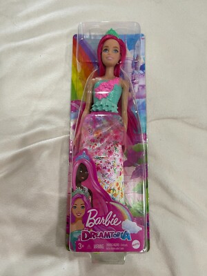Barbie Dreamtopia Princess Doll with Dark-Pink Hair