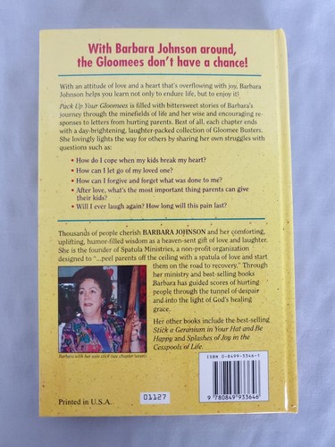 Pack Up Your Gloomees in a Great Big Box by Barbara Johnson - Hardcover - Picture 2 of 8