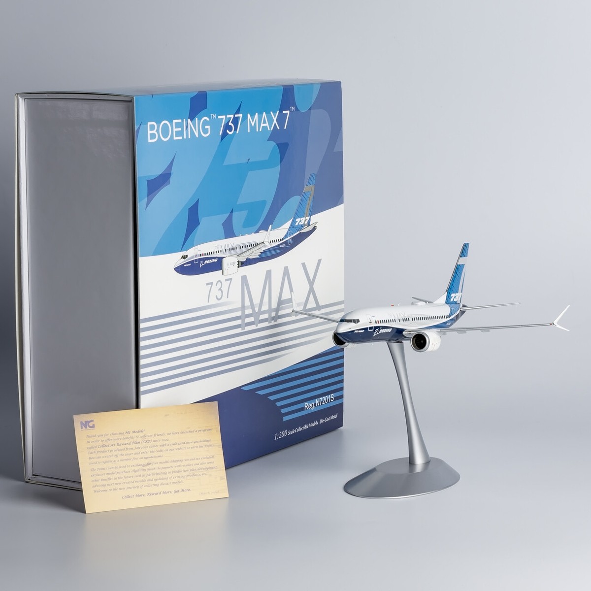 Boeing ボーイング　737MAX 1/200 モデルプレーン 1:200 NG Model BOEING 737 MAX 7 Passenger Aircraft Plane