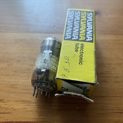 Sylvania Zenith 6EJ7 EF184 Vacuum Electron Tv Radio Amplifier Valve Tube