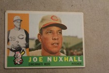 1960 TOPPS  JOE NUXHALL     BASEBALL  CARD #282