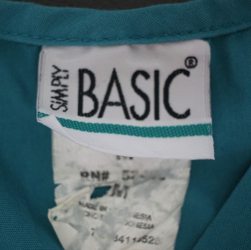 Scrubs Set Top & Pants, V Neck & Joggers, Hydro Green - Unisex - Size Medium - Picture 10 of 10