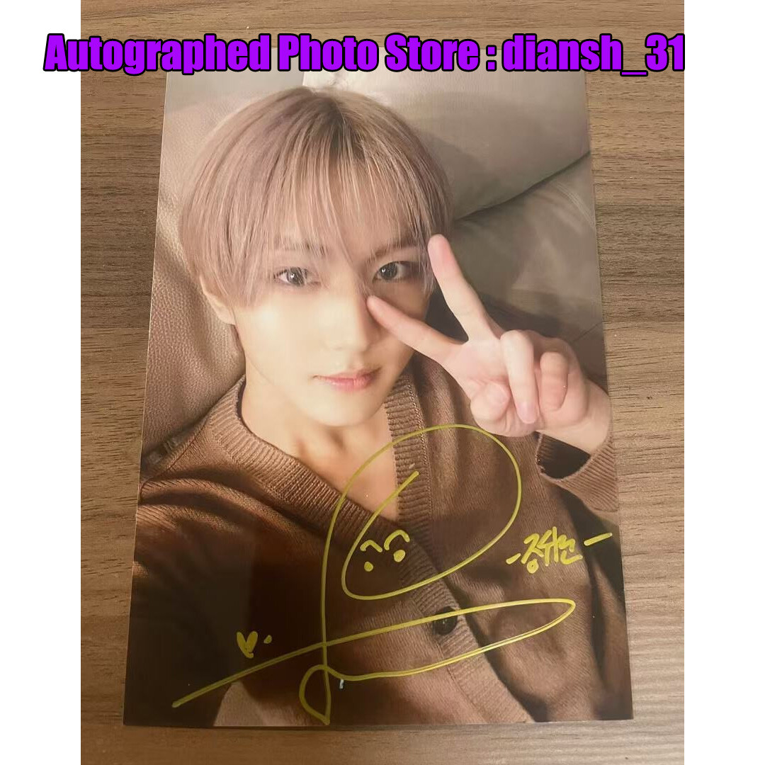 ENHYPEN JUNGWON Autographed Hand Signed Photo K-POP Collection 4*6