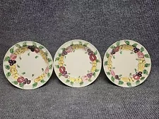 3 Pc Blue Ridge Hand Painted Bowl