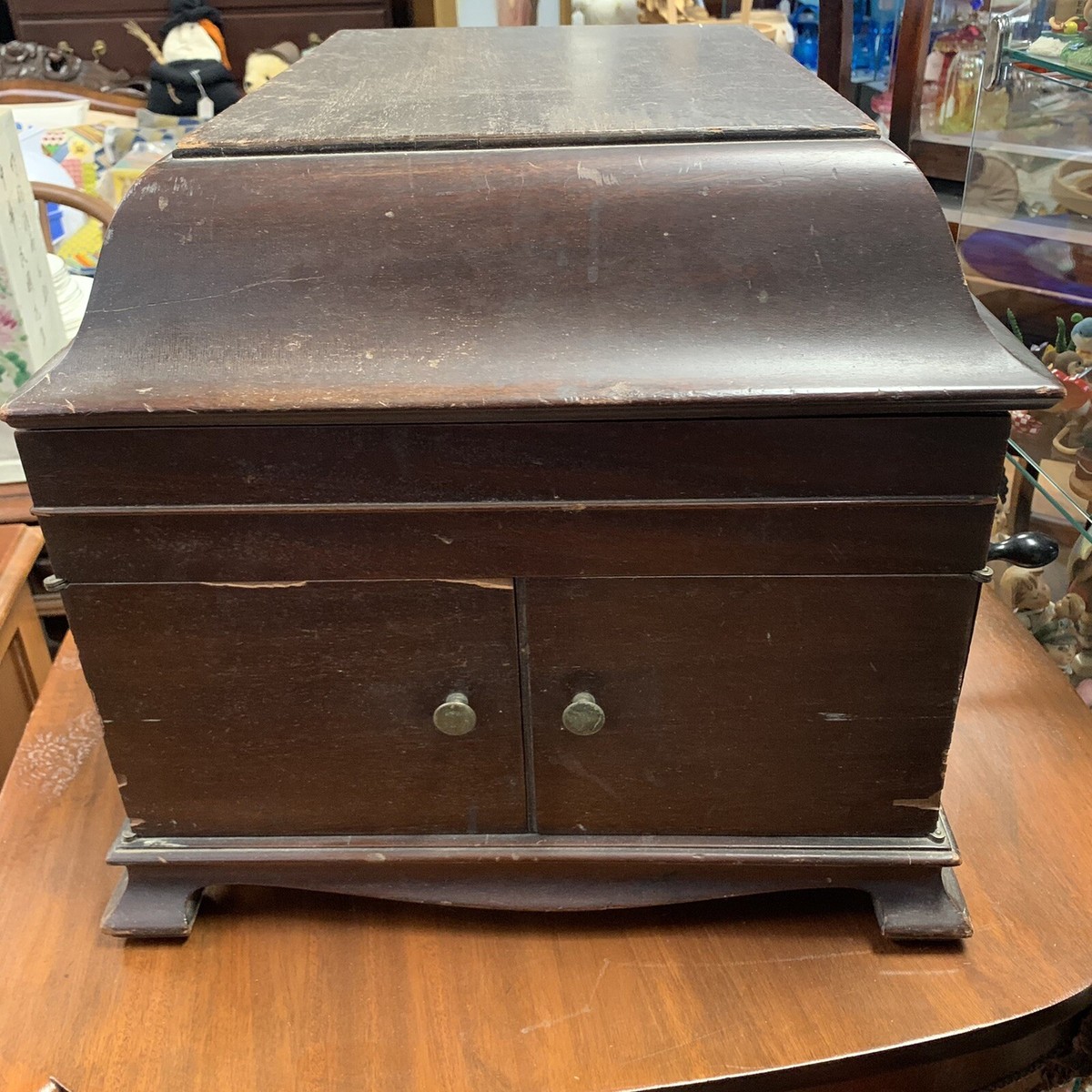 ATQ 1910 Victrola Victor Talking Machine VV-IX Tabletop Phonograph