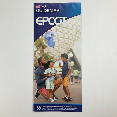 Epcot - Theme Park Guide Map - Spaceship Earth - Balloon - Walt Disney World