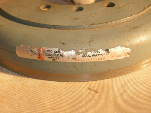 WARNER 5201-451-010 SF-825 BRAKE/CLUTCH MAGNET 90V 5201451010 - Picture 6 of 6
