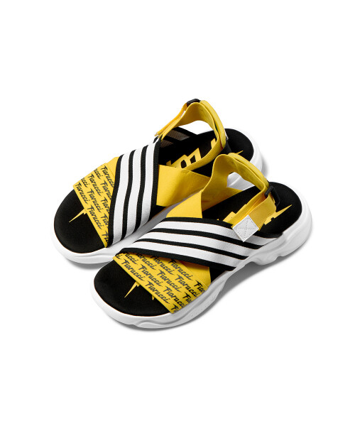 adidas sandals yellow