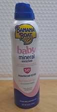 Banana Boat Baby Mineral Enriched SPF 50 Spray Tear Free 6 OZ Exp 4/26