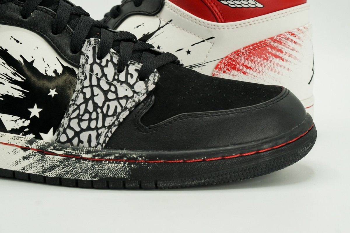 AIR JORDAN I 1 RETRO HIGH DW NEW SIZE 9.5 DAVE WHITE BLACK AIR JORDAN I 1 RETRO HIGH DW NEW SIZE 9.5 DAVE WHITE BLACK
