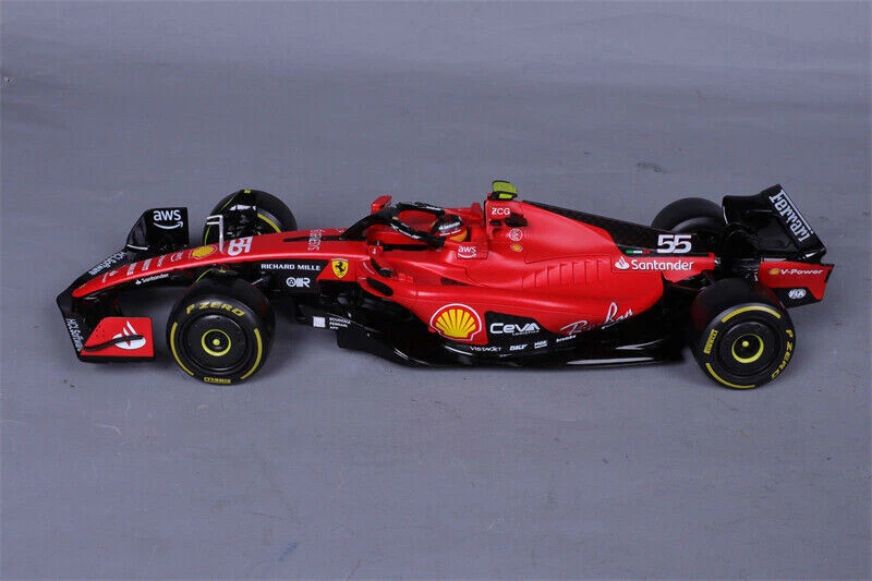 BBURAGO 1:18 2023 FERRARI FORMULA 1 F1 SF23 #55 Carlos Sainz Model CAR IN BOX - Image 2 of 3