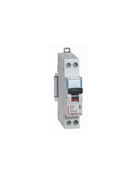 DISJONCTEUR DX3 1P+N  COURBE C 1A 4500A/6KA LEGRAND 406861