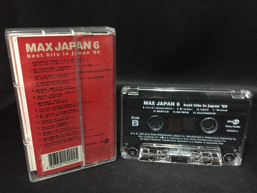 Max Japan 6 Best hits in Japan 99 Cassette Tape Puffy L'Arc en Ciel (Sony Music) - Picture 2 of 4