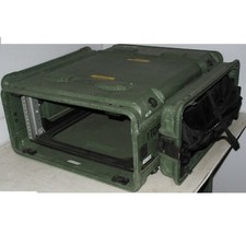 Rackmount 04U X24 ECS Legacy Composite Shockmount Shock Rack Case Thin Lid VG