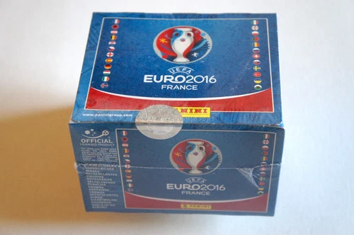BOX CALCIATORI PANINI  EURO 2016  DA 100 BUSTINE - SIGILLATO