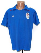 GREAT BRITAIN OLYMPIC FOOTBALL TEAM POLO 2012/2013 ADIDAS SIZE L ADULT