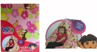 Dora The Explorer Designer Bean bag Licensed BNWT Pink Flowers and Dora print