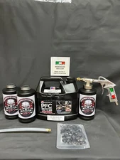 Gallon PFC Pro Undercoat Spray Gun Kit 3 Bottle, 360 Wand 50 Plugs,Made in ITALY